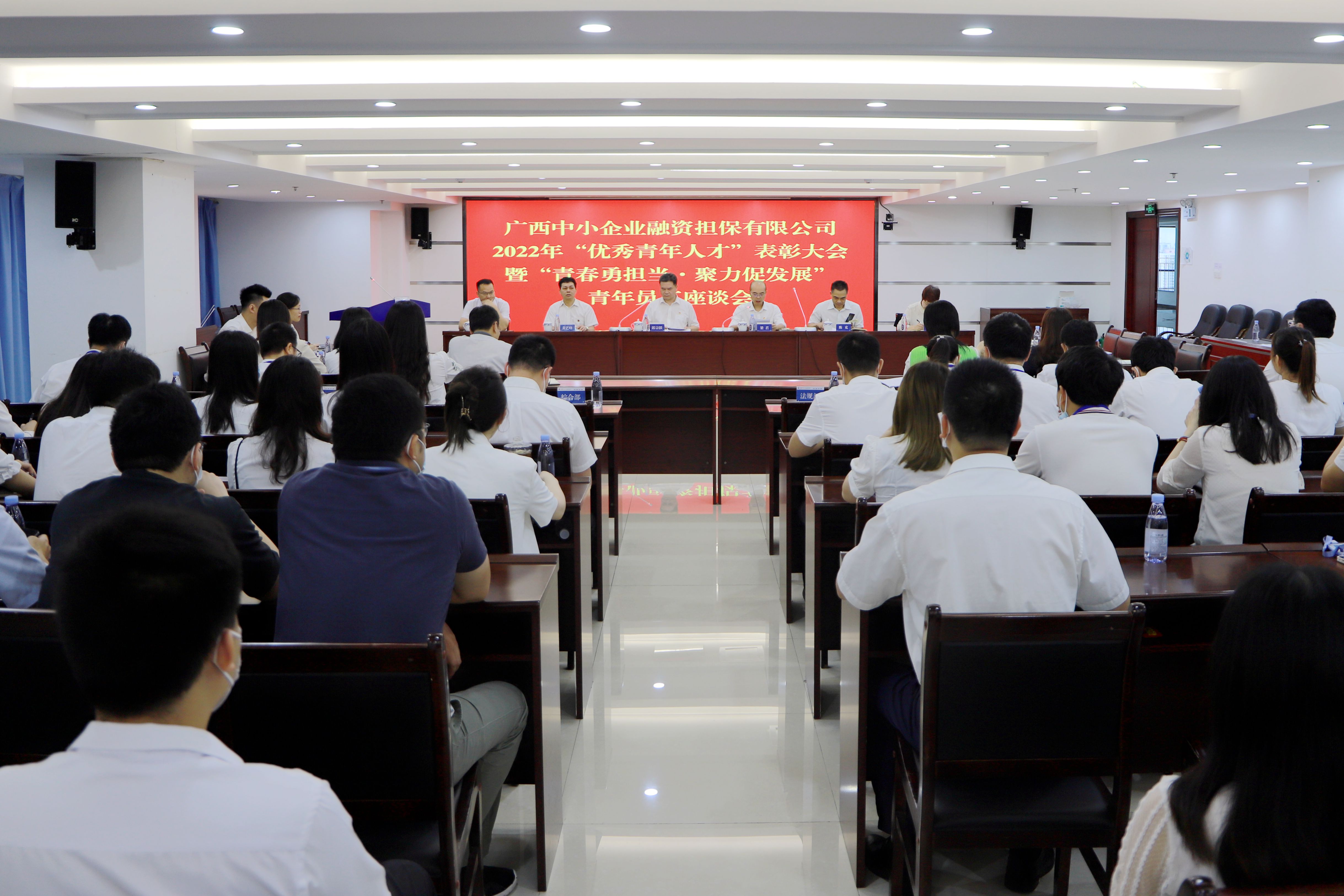 黨委書記講專題黨課，熱議建團百年有我！中小擔保召開“優(yōu)秀青年人才”表彰大會暨“青春勇?lián)?聚力促發(fā)展”青年員工座談會